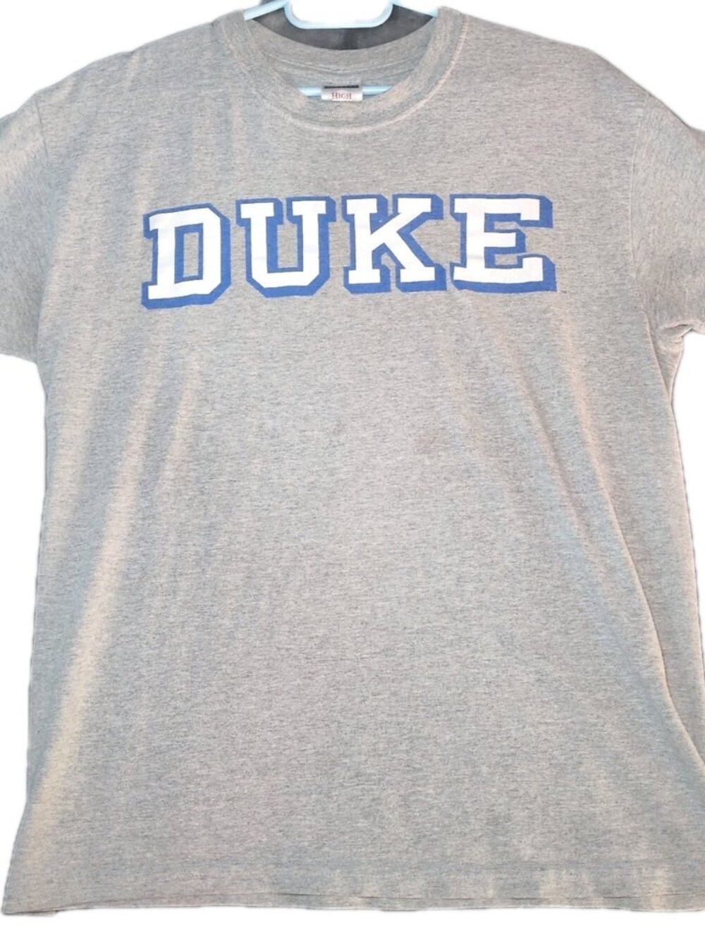 Vintage Duke Blue Devils Shirt Mens M 90's Blue NCAA Basketball JERZEES